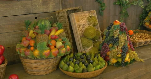 Fruit market Stock Footage 52452421