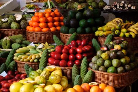 Fruit market Foto stock