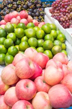 Fruit at the market Stock Photos