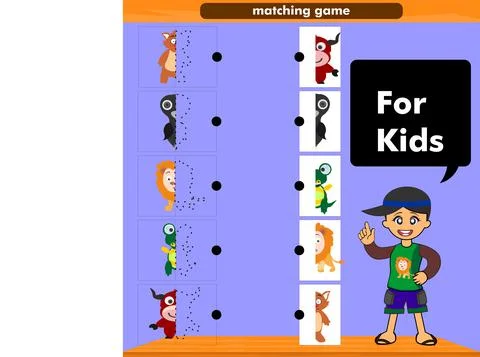 Fruit matching game イラスト素材