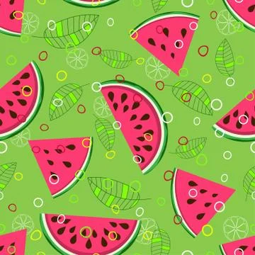 Fruit mix pattern 1 Stock Illustration