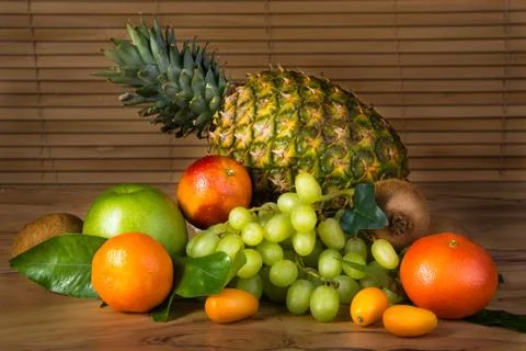 Fruit mix Stock Photos