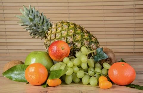 Fruit mix Stock Photos