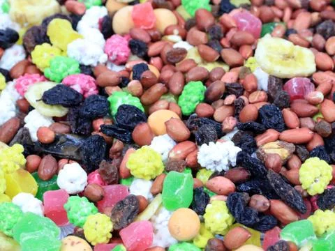 Fruit mix for snacks Stock Photos