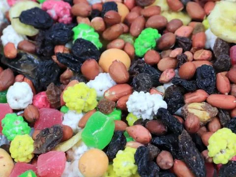 Fruit mix for snacks 스톡 사진
