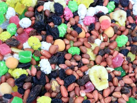 Fruit mix for snacks Stock Photos