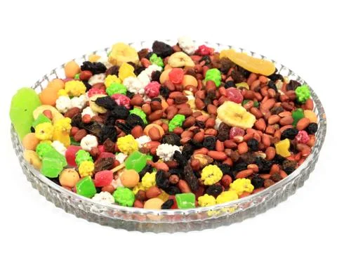 Fruit mix for snacks Stock Photos