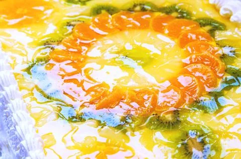 Fruit mosaic Stock-Fotos