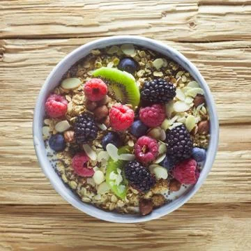 Fruit Muesli Stock Photos