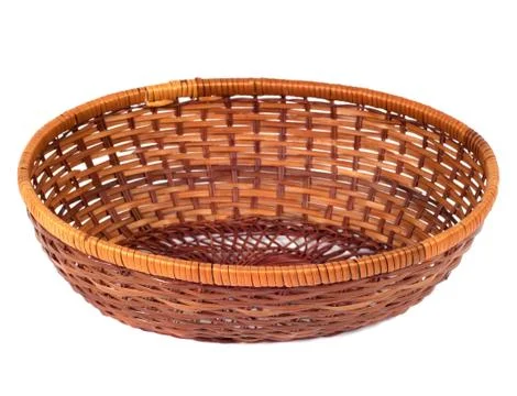 Fruit or bread basket Stock Photos