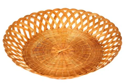 Fruit or bread basket Stock Photos