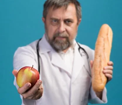 Fruit or bread Stock Photos