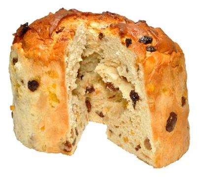 Fruit Panettone Loaf Stock Photos