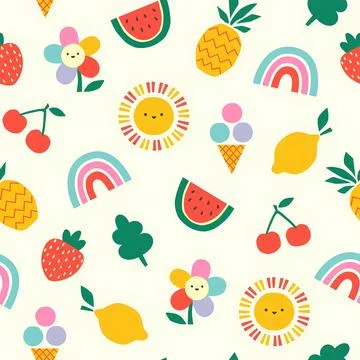 Fruit Pattern 1 Stock Illustration