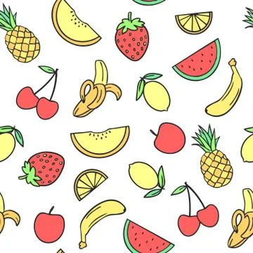 Fruit pattern Stock Illustration