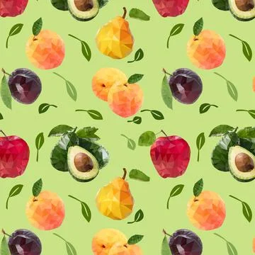 Fruit pattern Stock Illustration