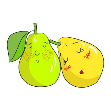Fruit pear vector illustration Stock Illustration