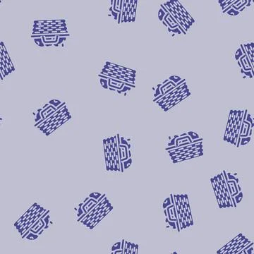 Fruit picking summer spend time glyph vector seamless pattern Stock Illustration