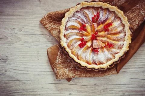 Fruit pie Stock Photos