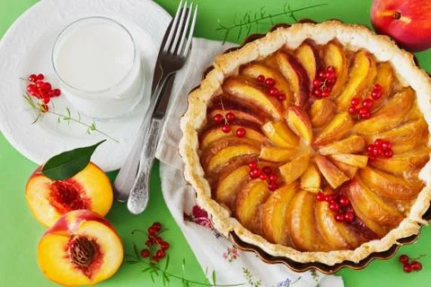 Fruit pie Stock Photos