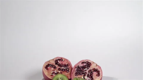 Fruit on a plate. 4K UHD 库存影片 48360149