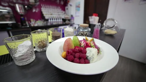 Fruit plate on the bar 動画素材 97175591