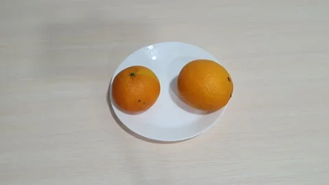 Fruit on a plate Stock Footage 149439546