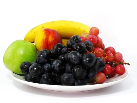 Fruit plate Stock Photos