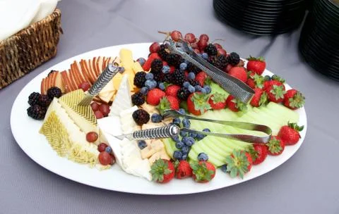 Fruit Platter Stock Photos
