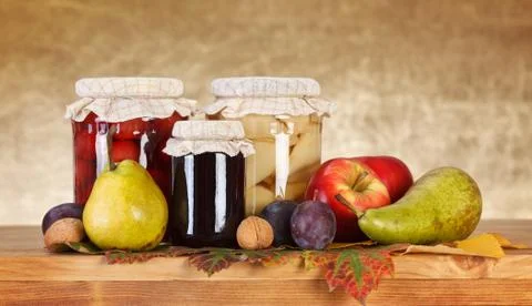 Fruit preserves Stock Photos