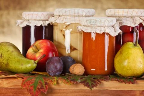 Fruit preserves Stock Photos