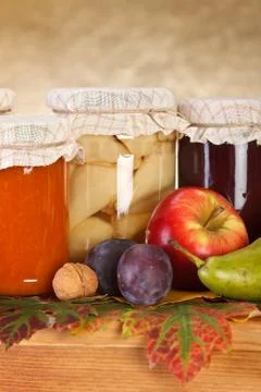 Fruit preserves Stock Photos