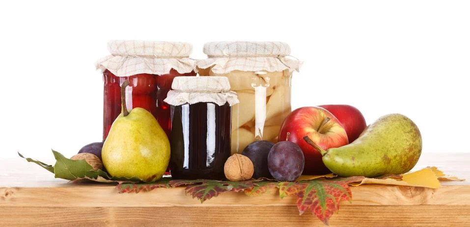 Fruit preserves Stock Photos