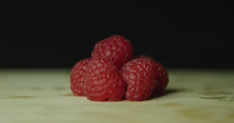 Fruit Raspberry Stock Footage 162422795