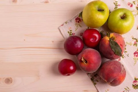 Fruit on rustic backgroud Foto stock