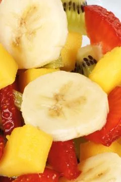 Fruit salad close-up Foto stock