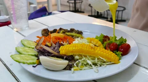 Fruit salad. Stock Footage 55688554