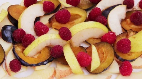 Fruit Salad Stock Footage 97298377