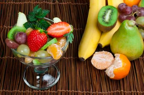 Fruit salad Stock Photos