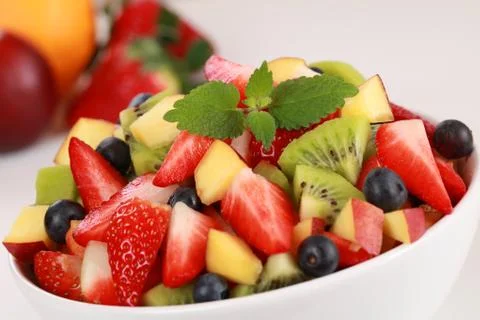 Fruit salad Stock Photos
