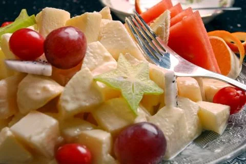 Fruit salad Stock Photos