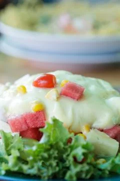 Fruit salad. Stock Photos