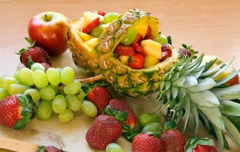 Fruit salad Stock Photos