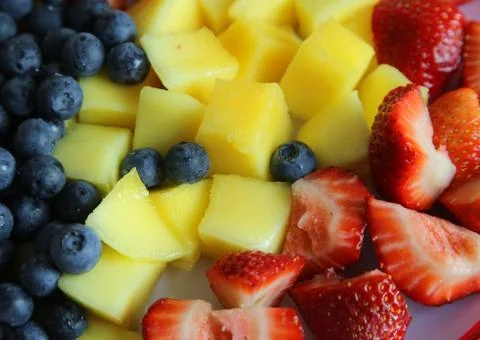 Fruit salad Stock Photos