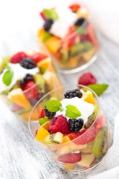 Fruit salad. Stock Photos