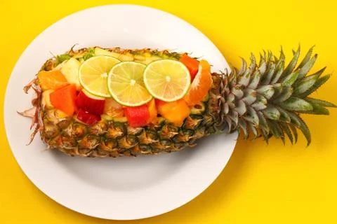 Fruit salad Stock Photos