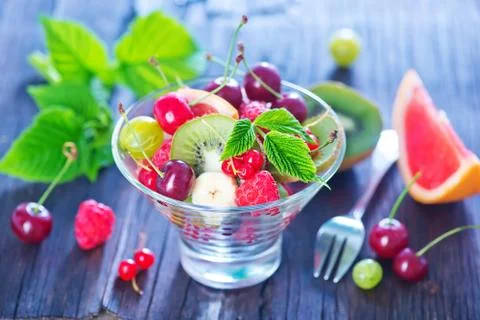 Fruit salad Stock Photos