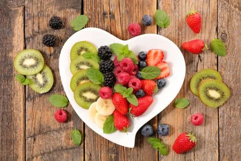 Fruit salad Stock Photos