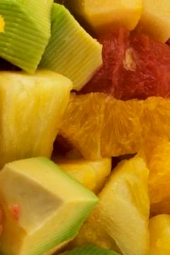 The fruit salad Stock Photos