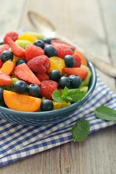 Fruit salad Stock Photos